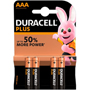 DURACELL PILA ALCALINA PLUS AAA 4-PACK 394141117